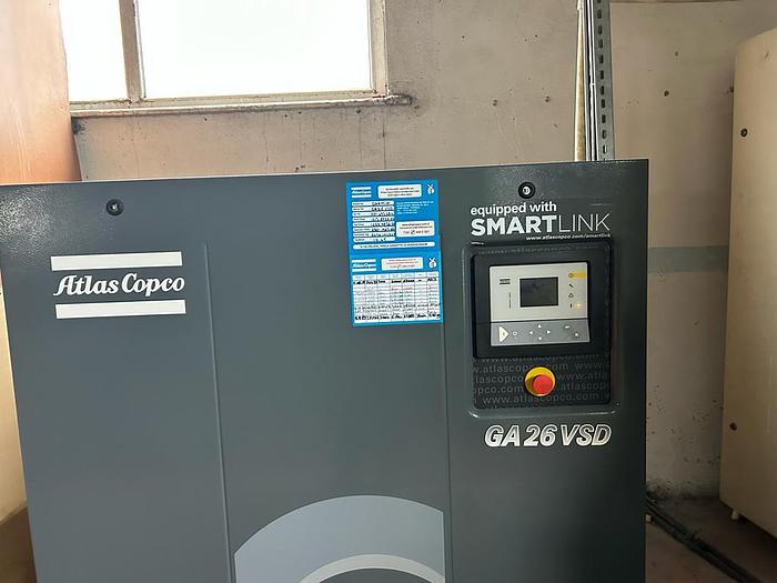 Gebraucht 03 verschiedene Kompressoren (z.B. ATLAS COPCO)  mit Trockner