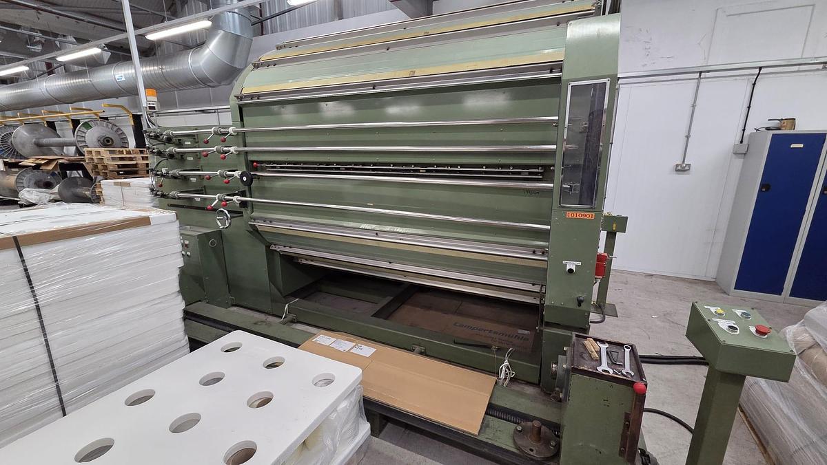 Gebraucht 01 gebrauchter Suzuki Musterkettenschärmaschine, Typ NAS-130