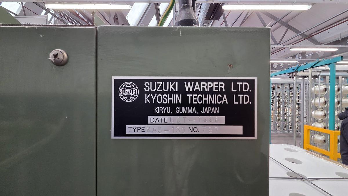 Gebraucht 01 gebrauchter Suzuki Musterkettenschärmaschine, Typ NAS-130