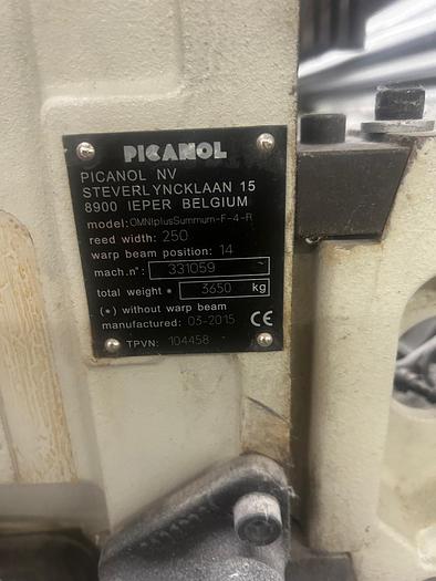 Gebraucht 02 sets Picanol Air-Jet Weaving Looms, type OmniPlus Summum – 250-4R