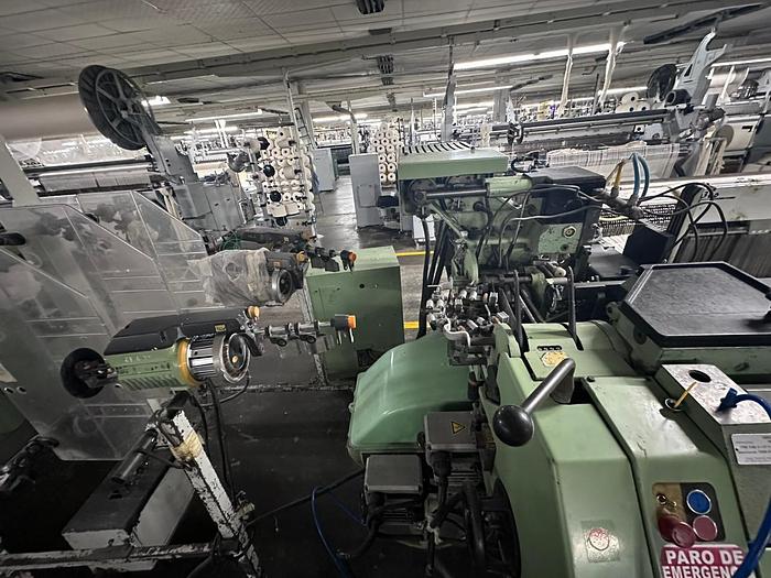 Gebraucht 8 sets used SULZER PROJECTILE LOOMS, P7100 B360 N4 EP R Q D1