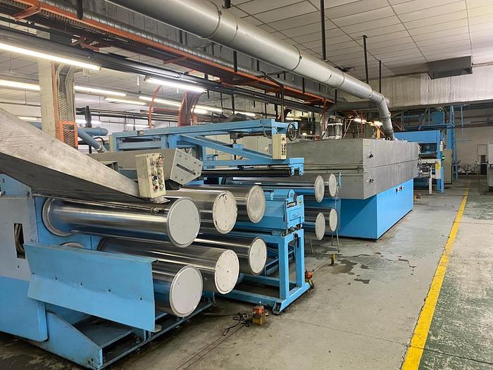 Gebraucht COMPLETE BARMAG PP/PE TAPE EXTRUSION LINE, 2003 Type: Barmag FB9-1300-WS/HT