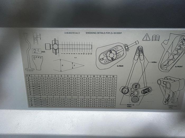 Gebraucht 02 Bonas Jacquardmaschinen ZY S2-28 - Format 2688