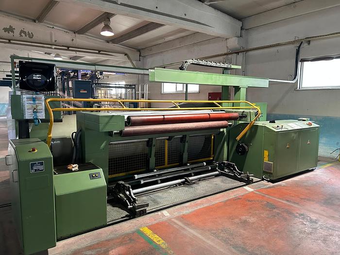 Gebraucht 01 gebrauchte KARL MAYER Schärmaschine, Typ BOM 2200 Band-O-Matic