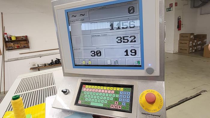 Gebraucht b) 01 Sektionalschärmaschine, Sucker-Müller / Hacoba