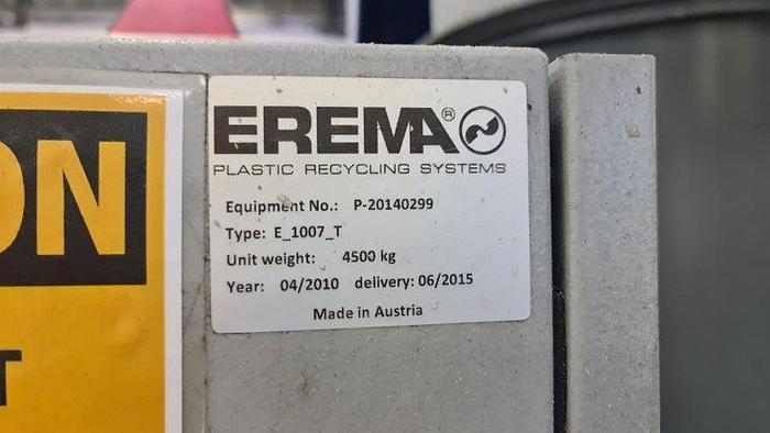 Gebraucht 01 EREMA RECYCLING LINE WITH PELLETIZER, 2010