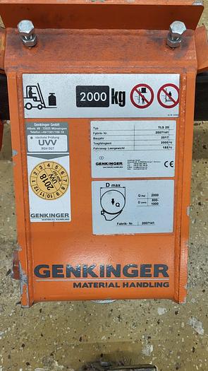 Gebraucht q) 06 Kettbaum- und Geschirrwagenwagen, Fabrikat Genkinger