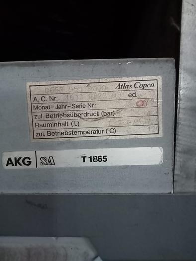 Gebraucht 03 verschiedene Kompressoren (z.B. ATLAS COPCO)  mit Trockner