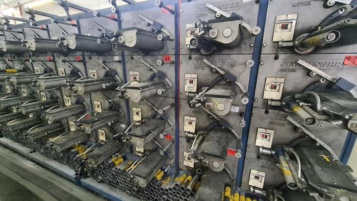 Gebraucht STARLINGER STAREX POLYPROPYLENE TAPE EXTRUDING LINE, 1995 TYPE: 1000 MASTER -90/30 D