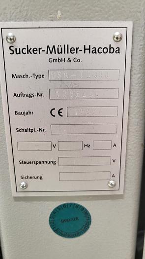 Gebraucht b) 01 Sektionalschärmaschine, Sucker-Müller / Hacoba