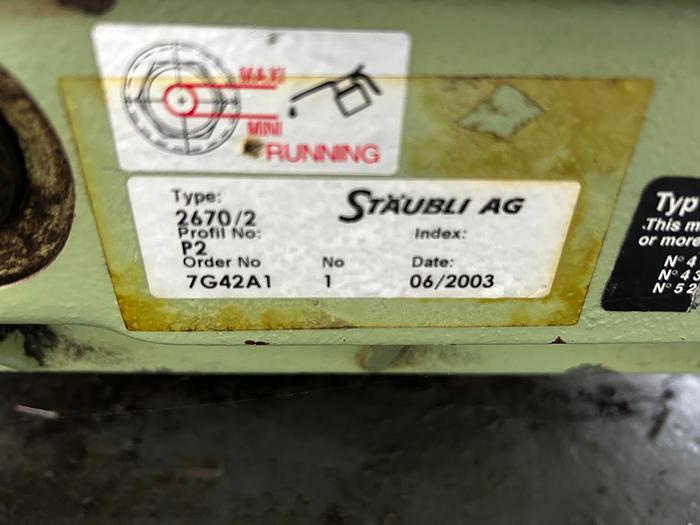 Gebraucht 01 Dornier Greiferwebmaschine PTV 8/S, Nennbreite 220 cm, Bj. 2003, AT2 Dialog Panel