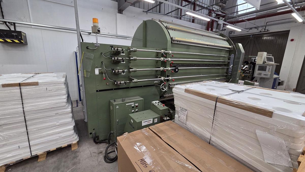 Gebraucht 01 gebrauchter Suzuki Musterkettenschärmaschine, Typ NAS-130