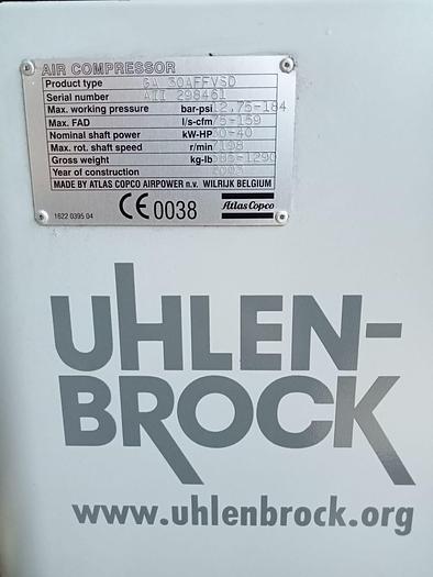 Gebraucht 03 verschiedene Kompressoren (z.B. ATLAS COPCO)  mit Trockner