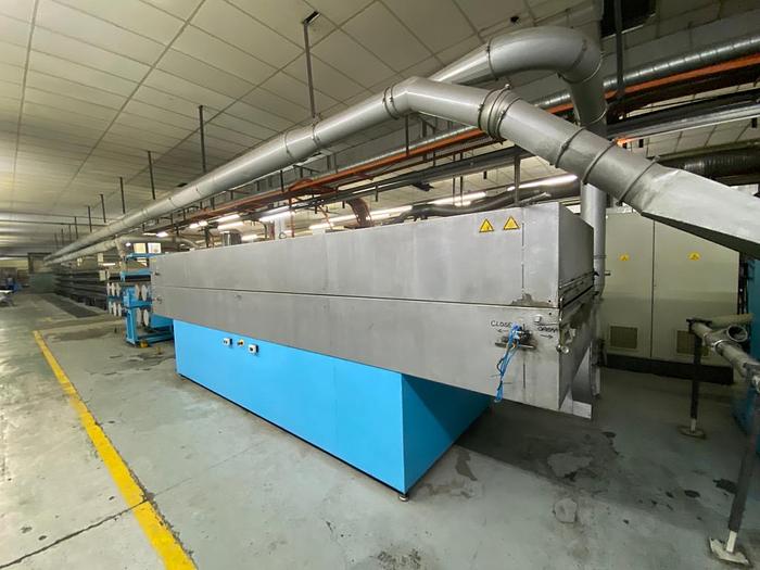 Gebraucht COMPLETE BARMAG PP/PE TAPE EXTRUSION LINE, 2003 Type: Barmag FB9-1300-WS/HT