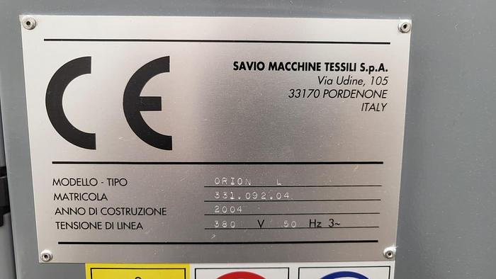 Gebraucht a)	02 Savio Autoconer, ORION LR