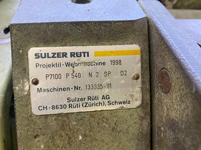 Gebraucht 02 SULZER PROJECTILE LOOMS P7100 P540 N2 SP D2