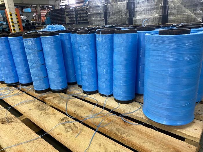 Gebraucht COMPLETE BARMAG PP/PE TAPE EXTRUSION LINE, 2003 Type: Barmag FB9-1300-WS/HT