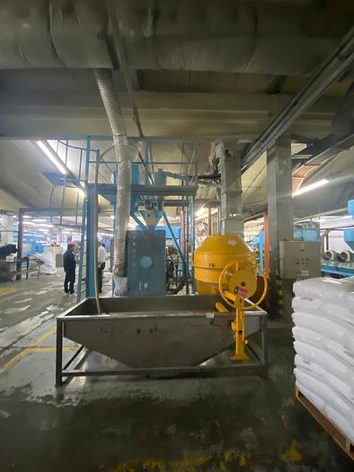 Gebraucht COMPLETE BARMAG PP/PE TAPE EXTRUSION LINE, 2003 Type: Barmag FB9-1300-WS/HT