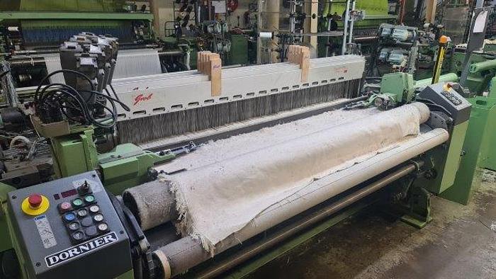 Gebraucht 2 gebr. DORNIER GREIFER-WEBMASCHINEN, TYPE PTS 8/S, 