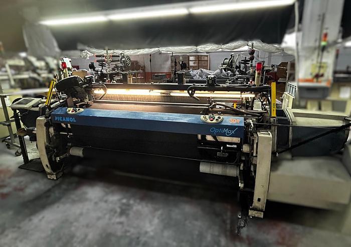 Gebraucht 10 Picanol Greiferwebmaschinen, Optimax-8-R – 220 cm