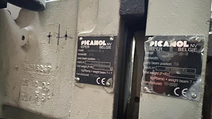 Gebraucht 04 gebrauchte Picanol Greiferwebmaschinen, Typ Gammax 8-R 220  mit Stäubli Schaftmaschine