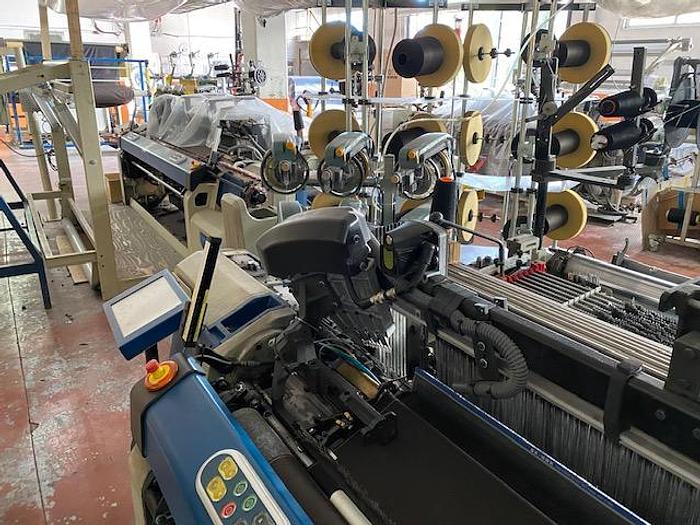 Gebraucht 04 gebrauchte Picanol Greiferwebmaschinen, Typ Optimax-i-8-R mit Stäubli Schaftmaschine