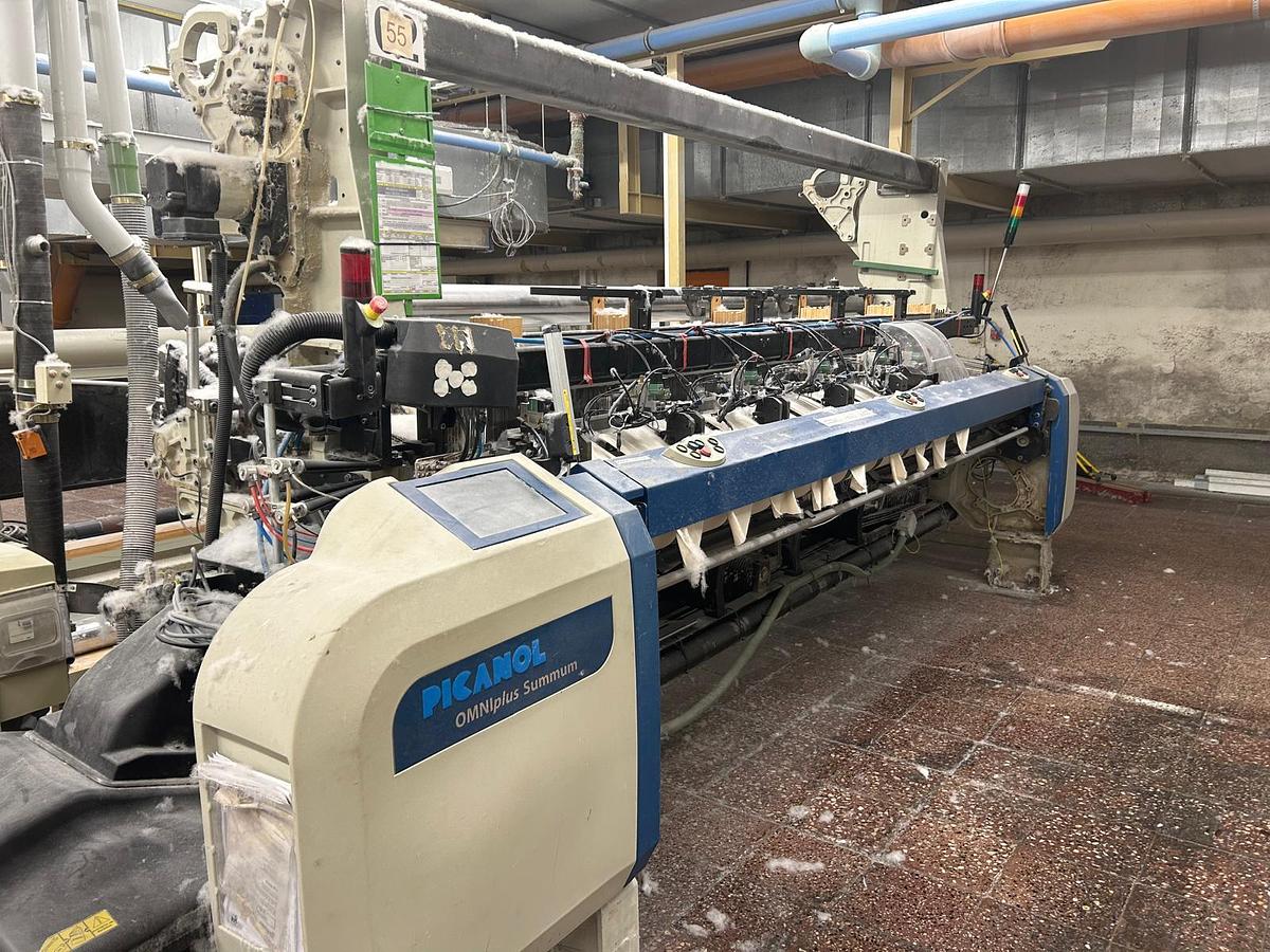 Gebraucht 01 sets Picanol Air-Jet Weaving Loom, type OmniPlus Summum – 340-F-4-R