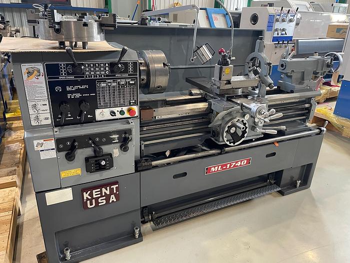 Used KENT 17" x 40" HIGH PRECISION ENGINE LATHE  -2019