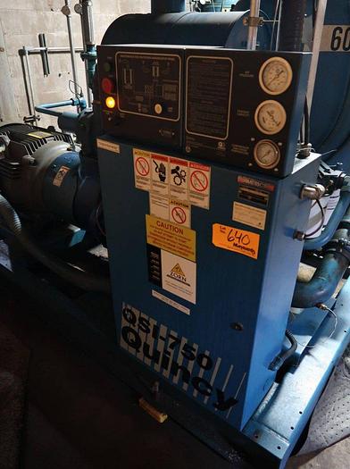 Used QUINCY QSI-750 150 HP ROTARY SCREW AIR COMPRESSOR