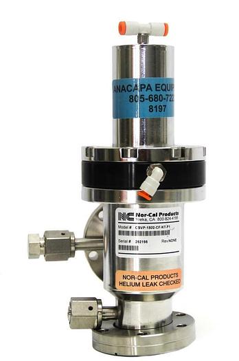 Used Nor-Cal Products CSVP-1502-CF-KT-F1 Pneumatic Right Angle Valve (8197)W