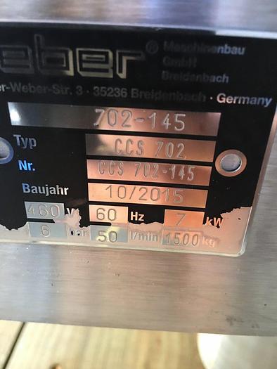 Used 2015 Weber 702 Turkey Bacon Slicer