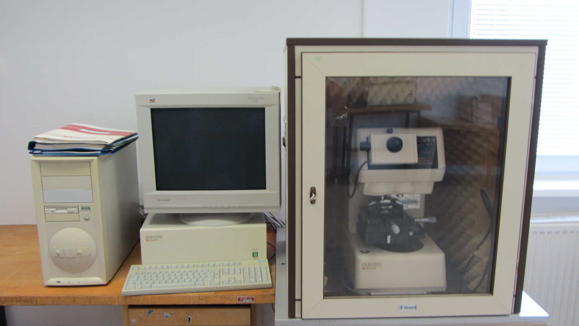 Used Shimadzu DUH 202 Ultra Micro Hardness Tester