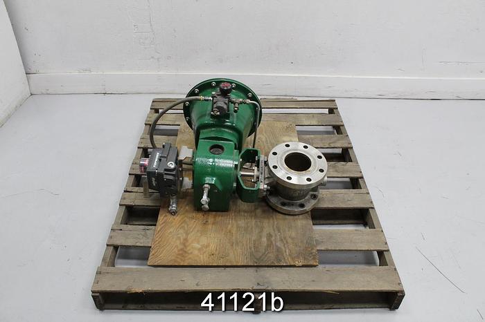 Used Fisher V150 Series B 4" Vee Ball Valve #41121