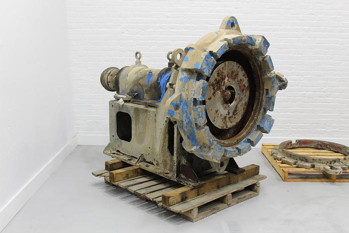 Used Goulds 5500 4x6x29 Pump, Iron Casing, 4-Vane Single 22.875" Impeller #43806