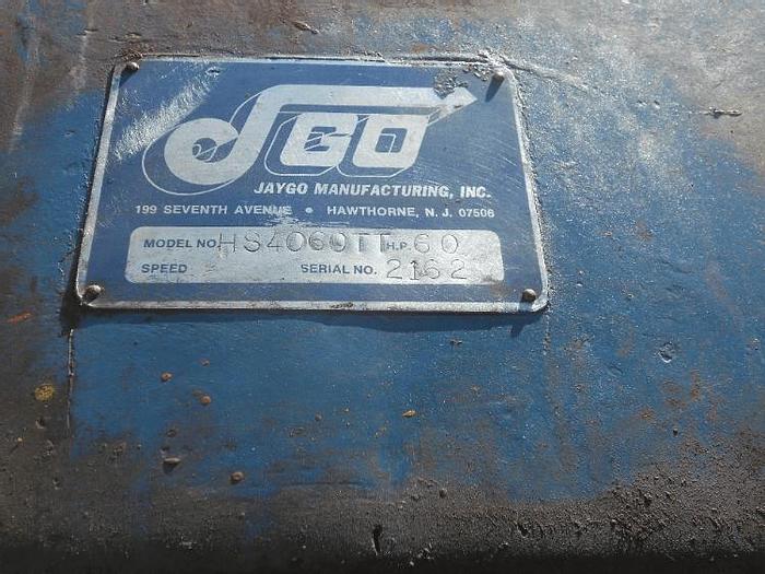 Used 60 HP JAYGO HIGH SPEED DISPERSER WITH TURN TABLE – #7637