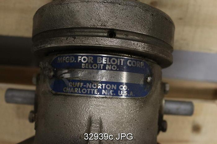 Used Duff Norton 274815D096 Worm Gear Actuator #32939