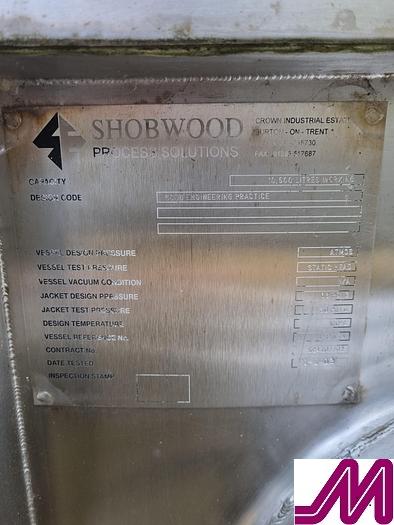 Used 10,500 Litre Stainless Steel Jacketed Tank