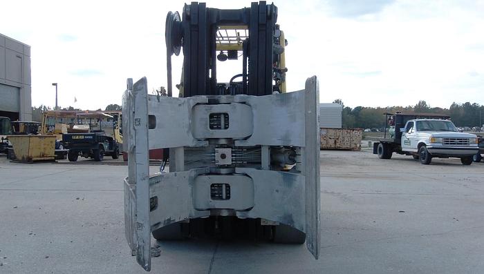 Used 12,000 POUND HYSTER MODEL S120FTPRS LOW MAST ROLL CLAMP FORKLIFT 2018
