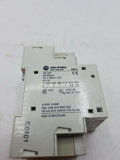 Used Allen Bradley 140-MN-1000 Series C, 140-A11 Ser C