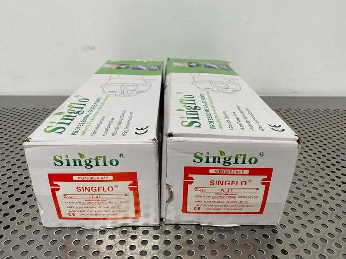 Used Singlo FL-41 Water System Pressure Diaphragm Pump 4.5 GPM 17L / Min