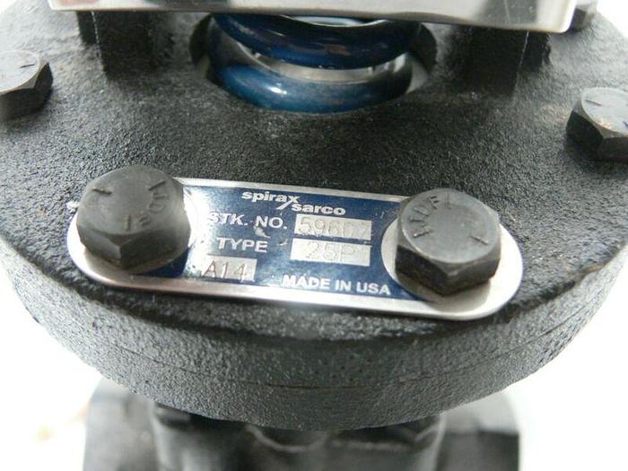 Used Spirax Sarco 1/2 25 Main Valve Pressure Reducer 55222 + 25P Pressure Pilot 59602