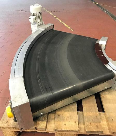 Gebraucht TRANSNORM Kurvengurtförderer Transnorm 60° Rechts TS 1600-105