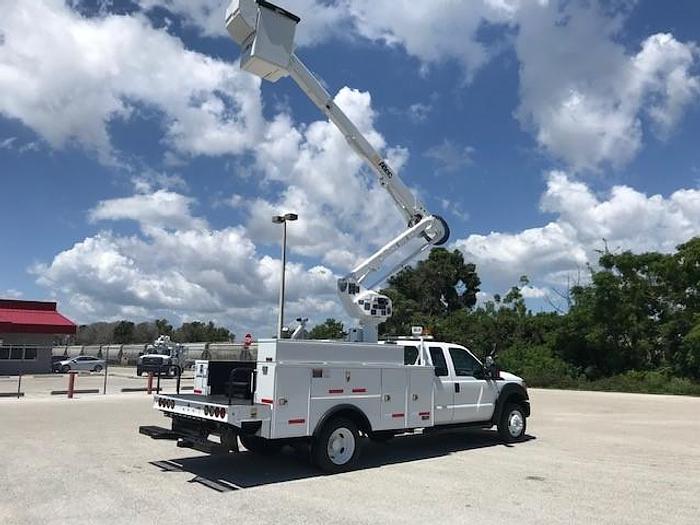 Used Altec AT40G 45ft Articulating Telescopic Bucket Boom on 2012 Ford F550 4x4 Extended Cab - C14976