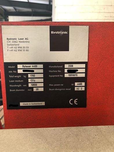 Used 2006 BYSTRONIC Byspeed 3015 4.4KW