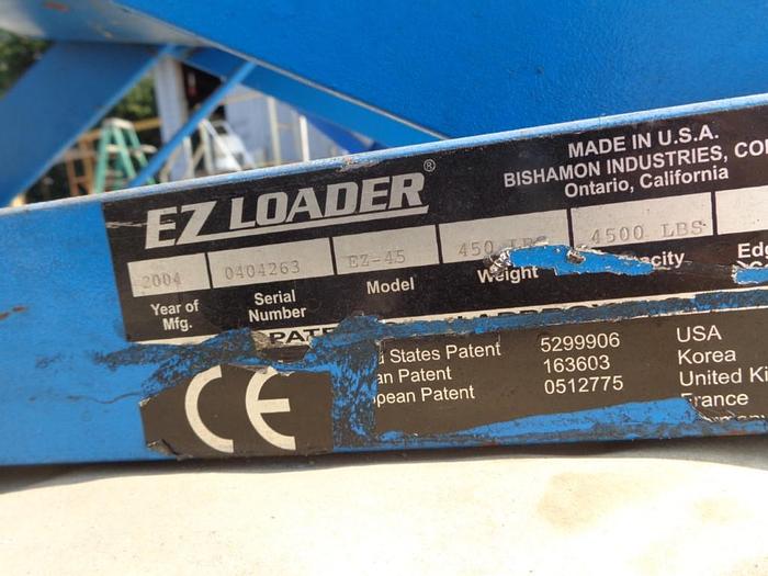 Used Lift, Pallet Positioner, Bishamon, EZ Loader, Mdl EZ45 #S743231