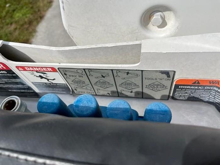 Used Altec AT40-MH, 45 ft, Articulating & Telescopic Material Handling Bucket Boom on 2016 Ford F550 Reg Cab Utility Truck - C34696