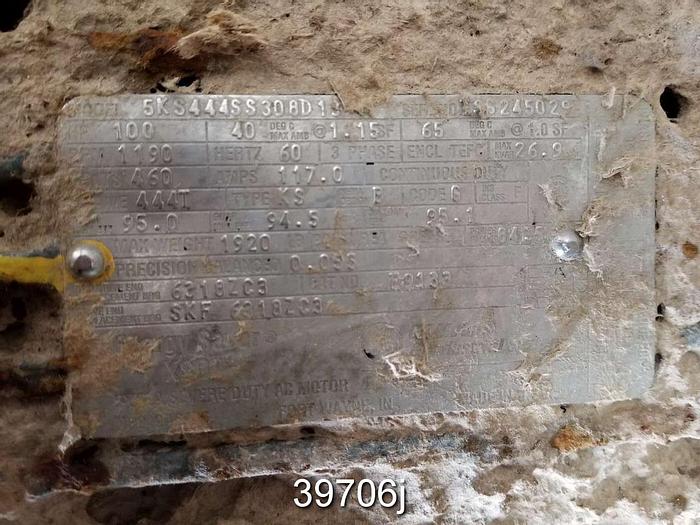 Used Bird M-400 Pressure Screen with Gladiator HC Rotor #39706