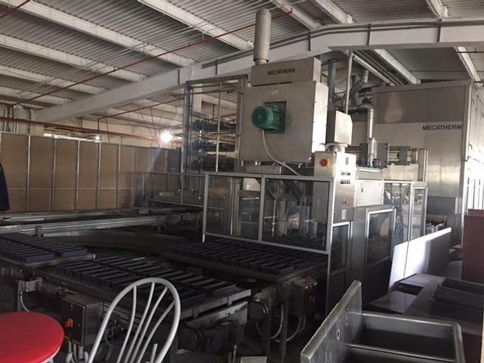 Used Used Mecatherm Tin Bread Line
