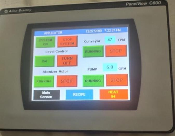 Used 2012 Wilevco Spray Appilcator/ Glazer