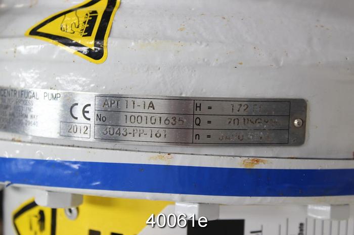 Unused Sulzer APT11-1A Pump, Unused #40061